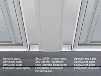 WG 50 skyvedørsparti