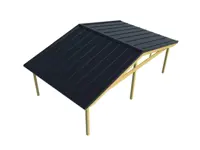 Stålplatetak båndtekket isolert