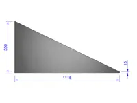Gavlglass til Maxi 3