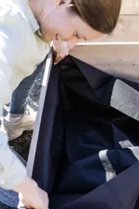 Barkduk til pallekarm