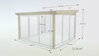Hagestue Pulttak Basic Glass