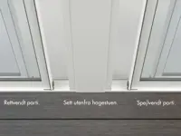 WG 50 skyvevinduparti