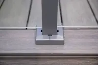 Aluminum - Dekklokk til stolpefot